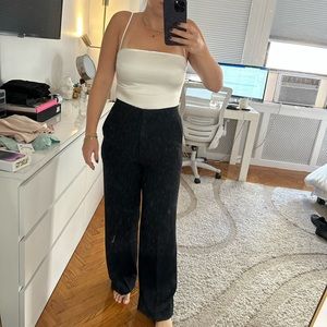 Weworewhat gold body suit